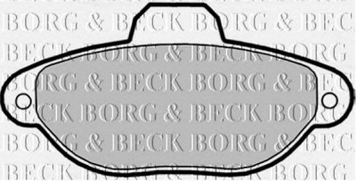 BORG & BECK bbp1738 -  Комплект тормозных колодок, дисковый тормоз